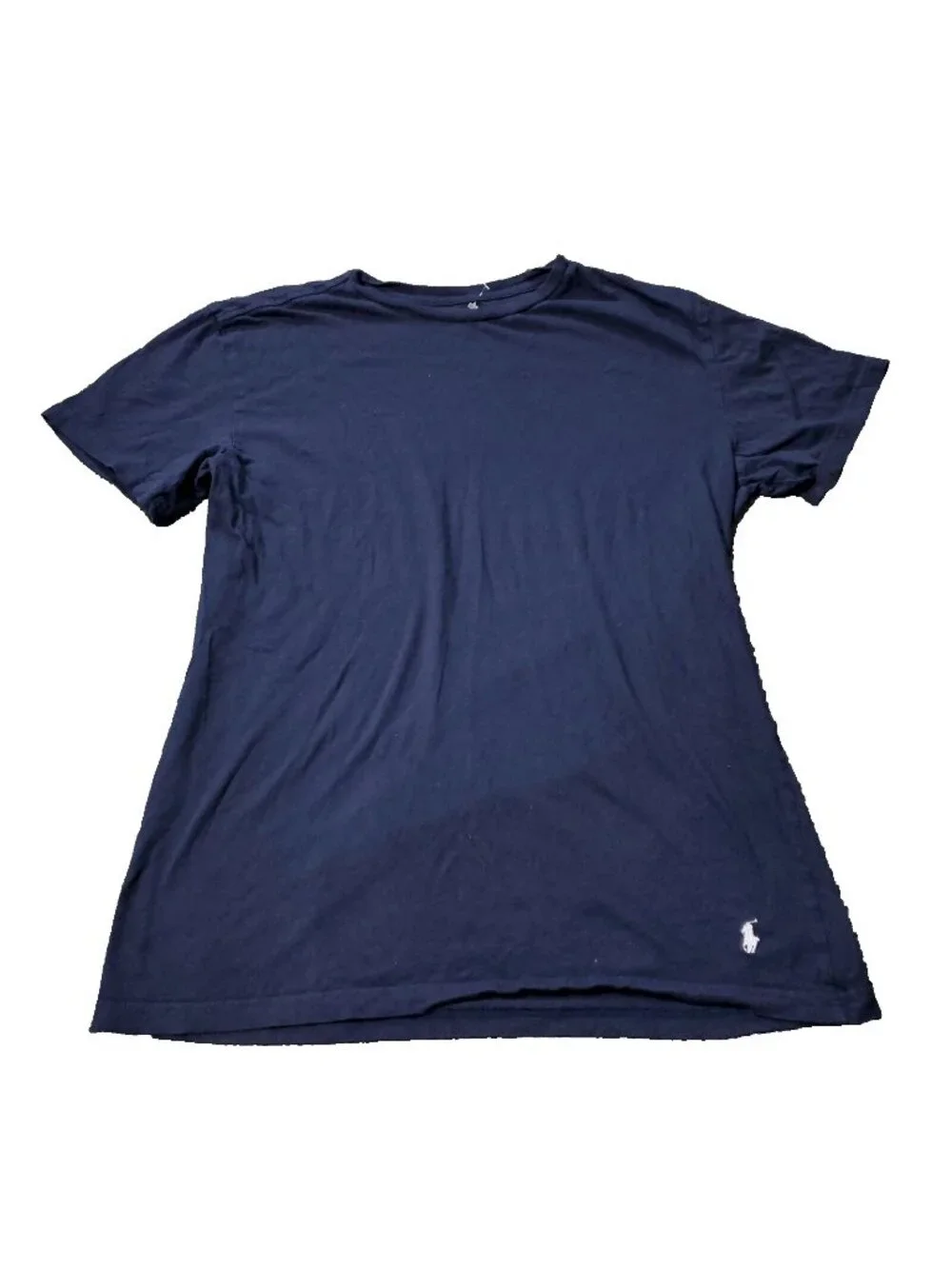 Polo Ralph Lauren T Shirt Mens L Large Slim Fit Cotton Short Sleeve Blue Preppy
